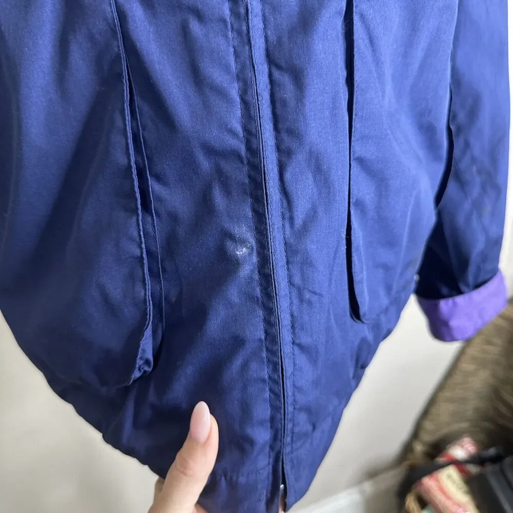 Vintage Pacific Trail Womens Medium Jacket Windbreaker Purple 90s Gorpcore VTG